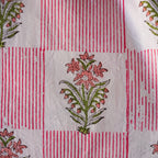 NEW LUNA ROSE hand block printed tablecloth