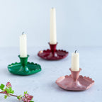 NEW EMERALD candle stick holder