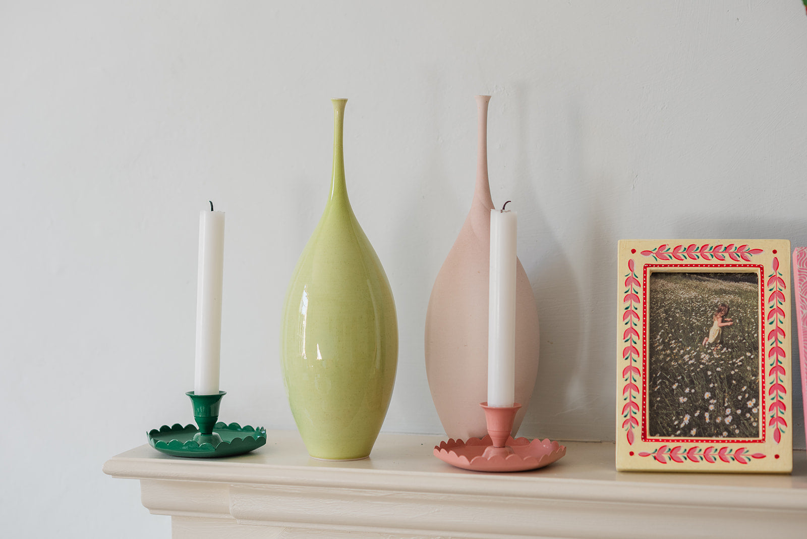 NEW BLUSH candle stick holder