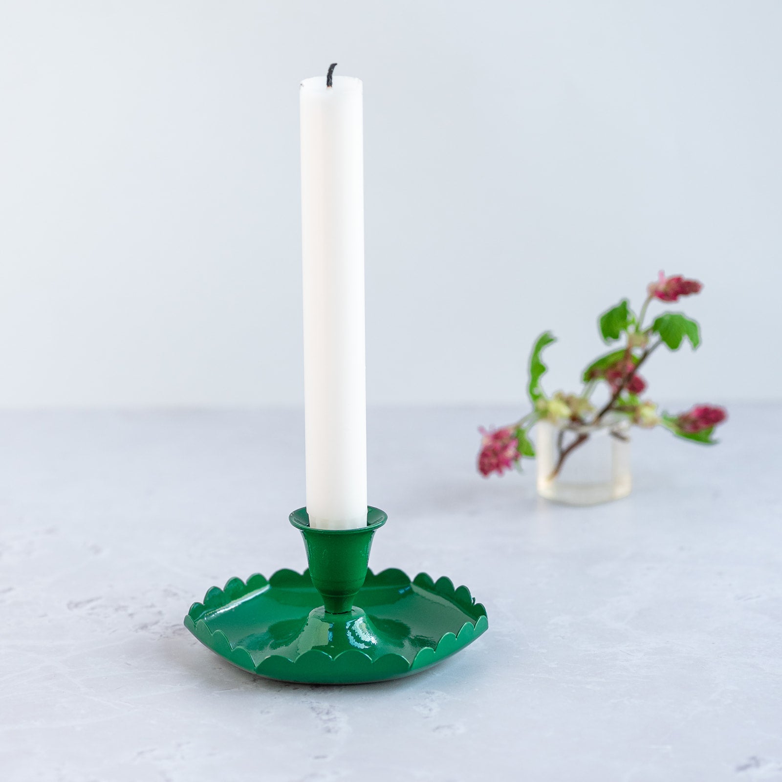 NEW EMERALD candle stick holder