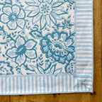NEW MEADOW SOFT PINK hand block printed runner