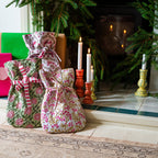 TRAILING PINK FLOWER  hot water bottle