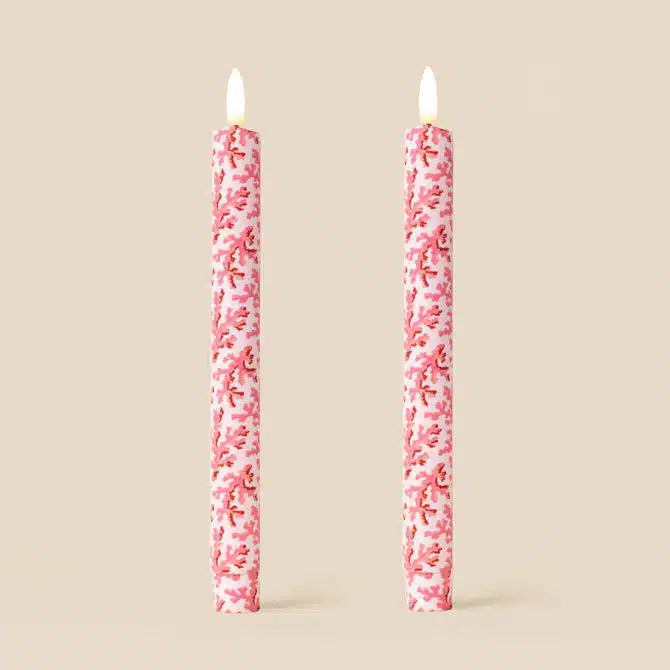 Coral Tide Flameless LED Wax Candles