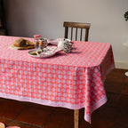 NEW FAN DELFT hand block printed tablecloth