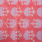 NEW FAN CORAL hand block printed tablecloth