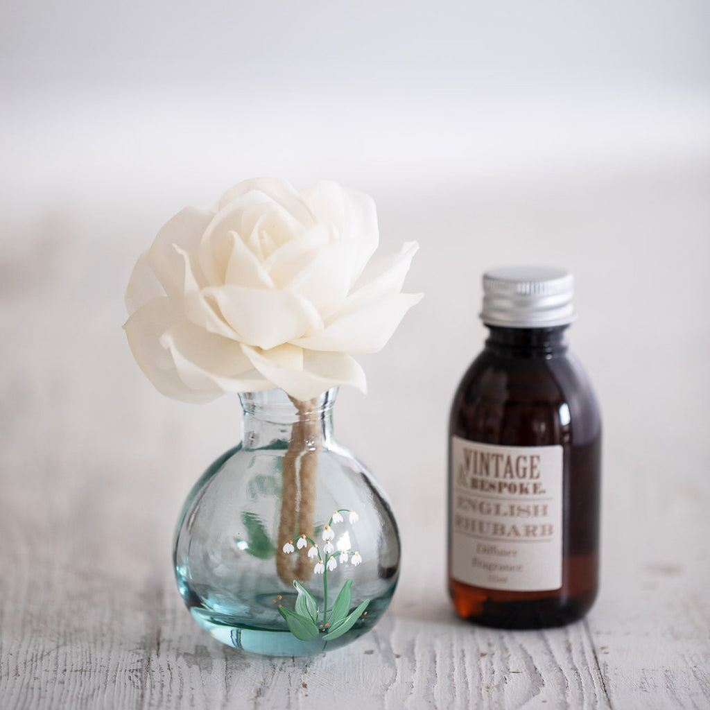 Hand Painted Round Diffuser Bottle image 3