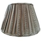 16" SOFT GATHERED LAMPSHADE ~ DAISY CHAIN CLAY