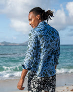 Mens Linen Shirt IGUANA