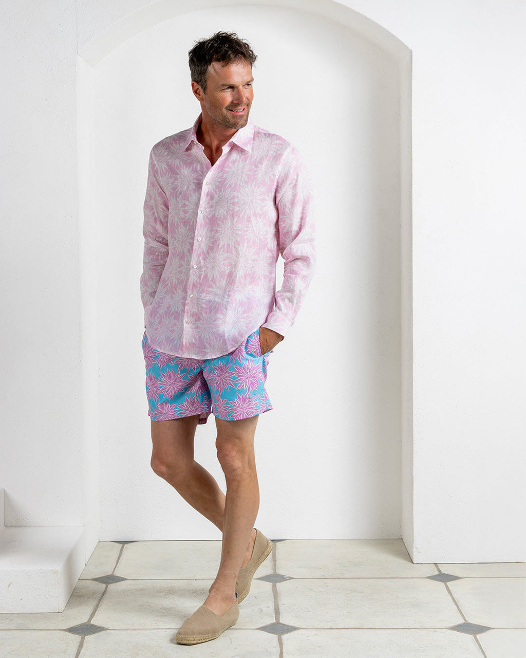 Mens Swim Shorts AGAVE