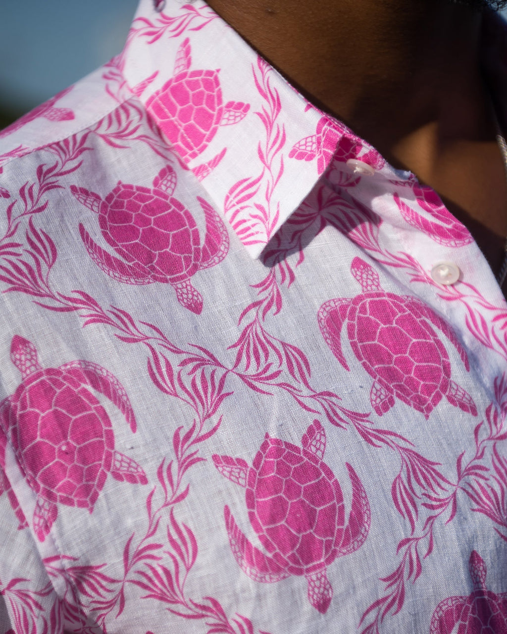 Linen Shirt TURTLE TRELLIS
