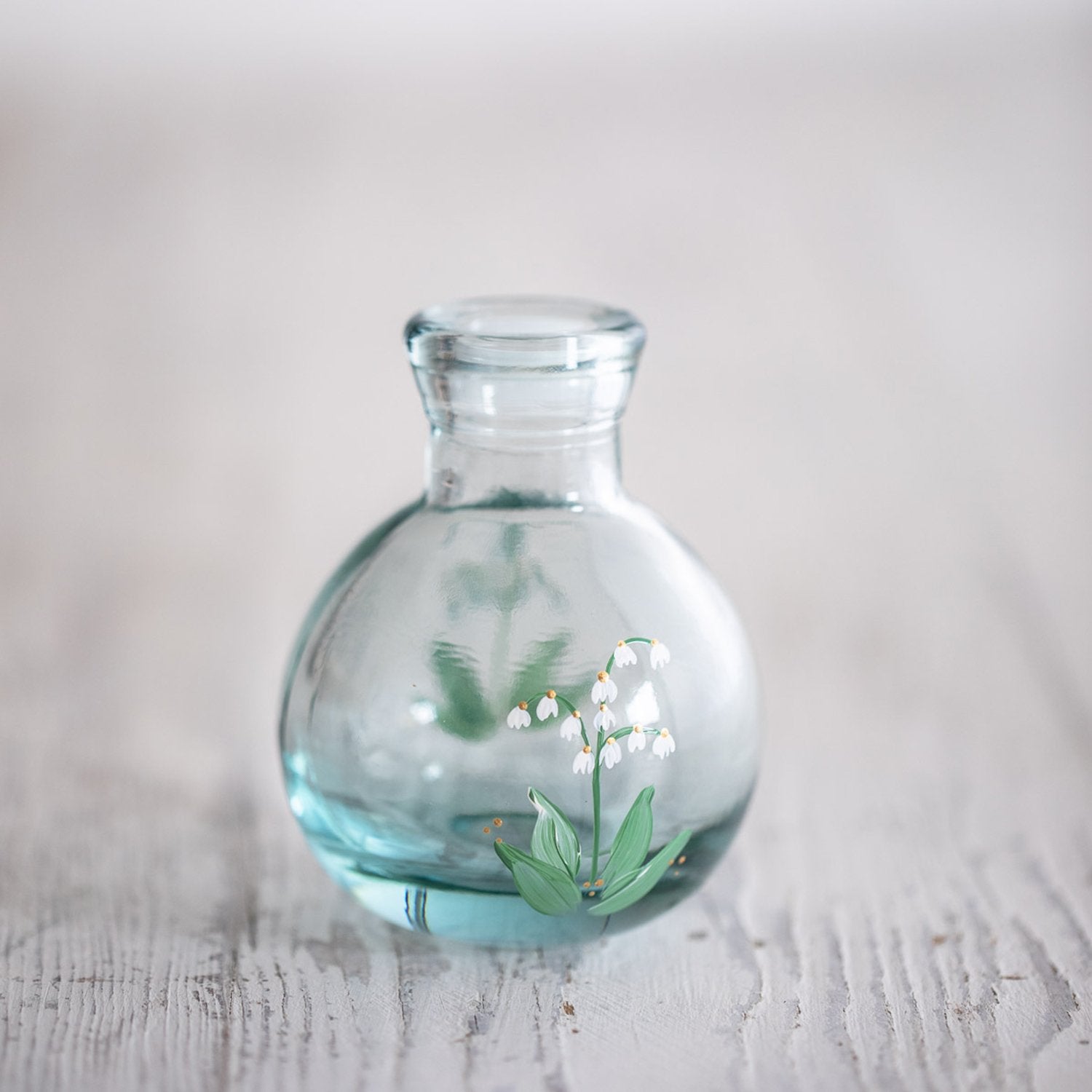 Hand Painted Round Diffuser Bottle image 0