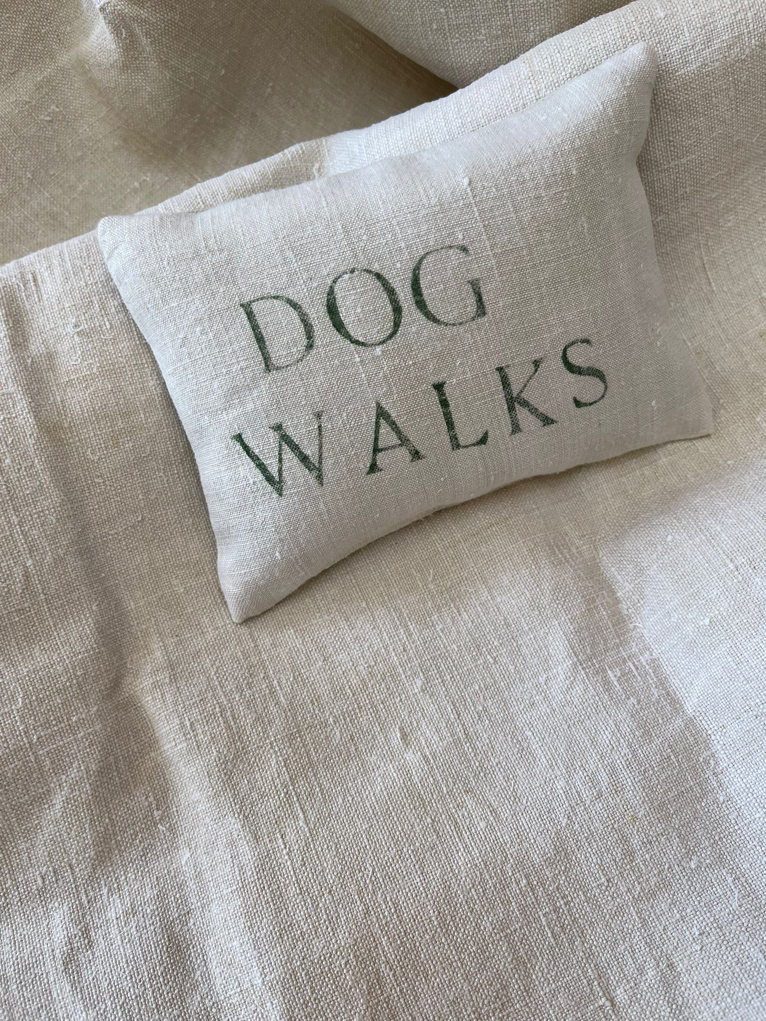 DOG WALKS Lavender Pillow