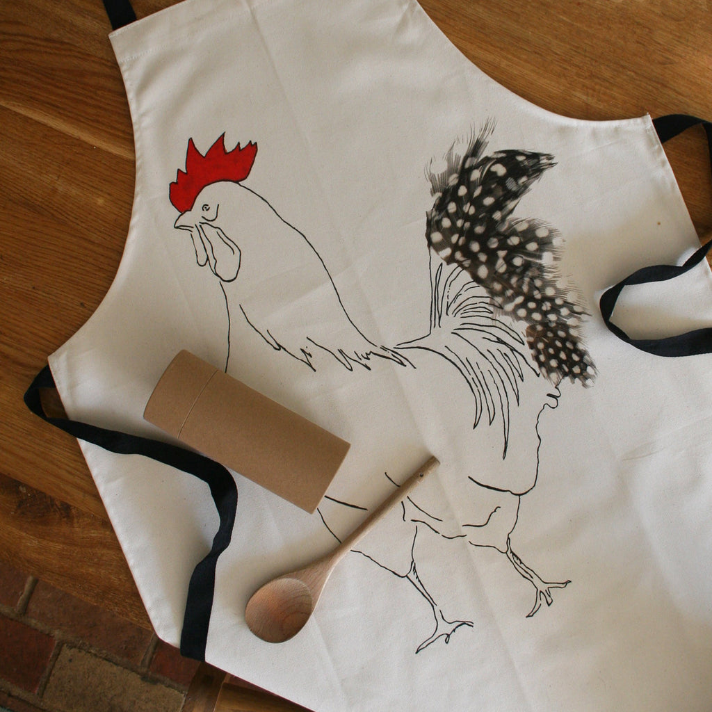 Cream Apron in Gift Box