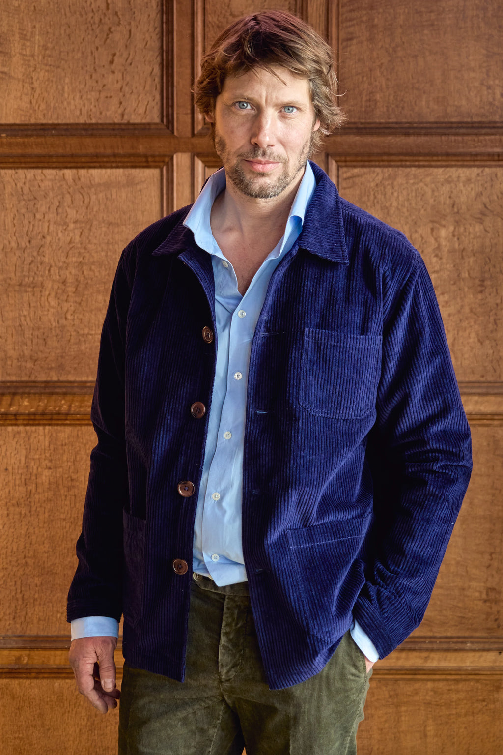 Men's Cord Utility Jacket