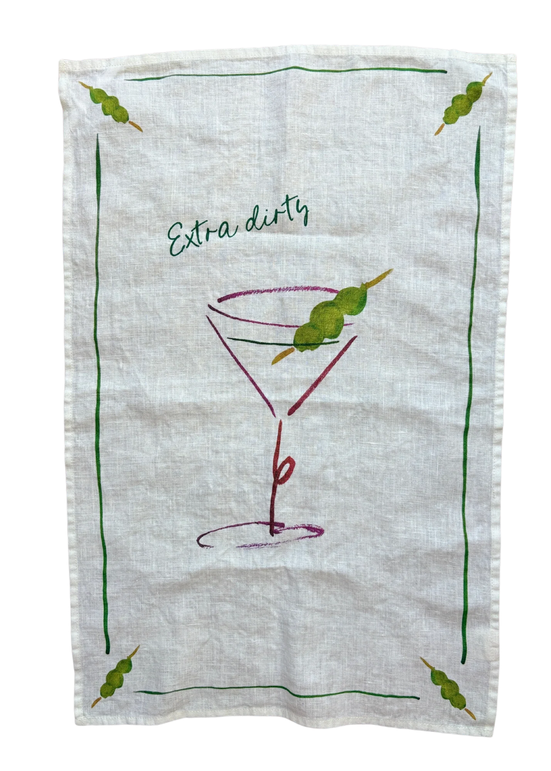 Extra Dirty - Linen Tea Towel