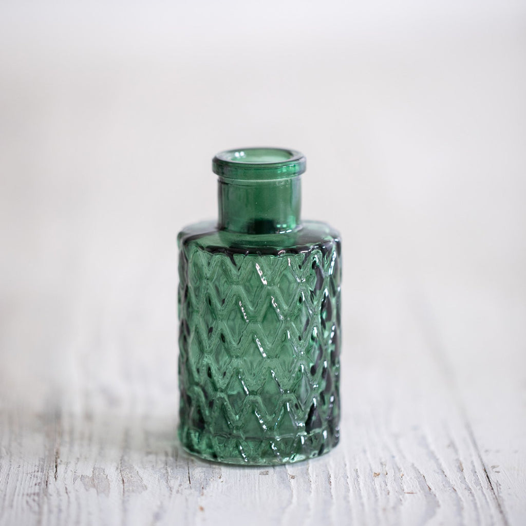 Small Geometric Diffuser Bottle - Dark Forest Green image