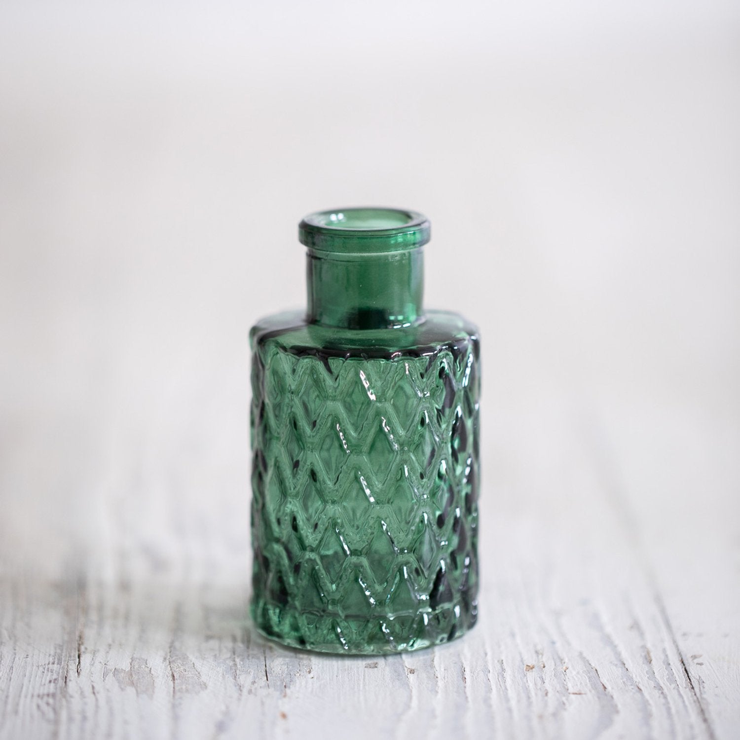 Small Geometric Diffuser Bottle - Dark Forest Green image