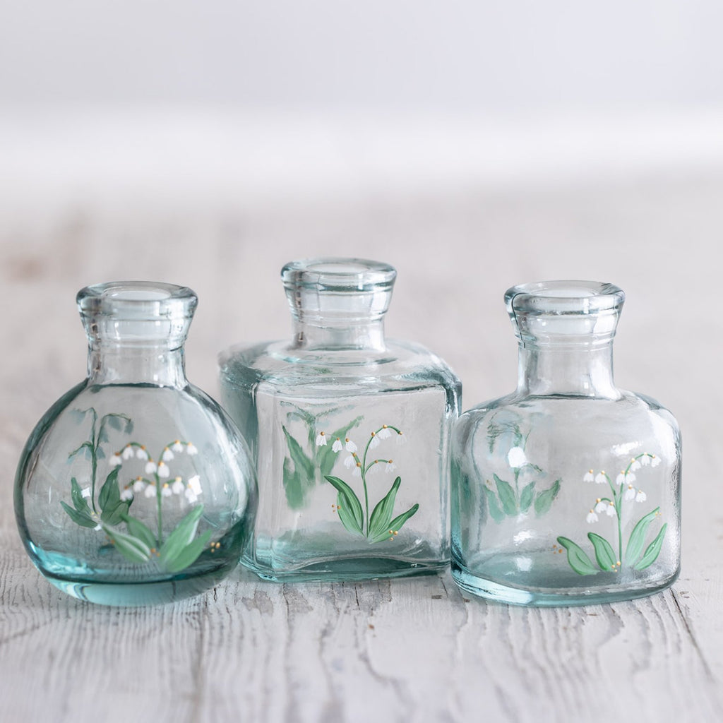 Hand Painted Round Diffuser Bottle image 1