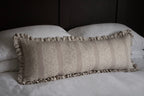 LUMBAR RUFFLE CUSHION ~ FAIRYLACE PEACH BLOSSOM