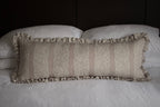 LUMBAR RUFFLE CUSHION ~ FAIRYLACE PEACH BLOSSOM