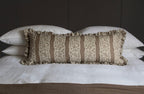 LUMBAR RUFFLE CUSHION ~ FAIRYLACE CLAY