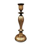 Kashmir Wooden Candle Stick Holder 12"