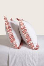 Terracotta Organic Cotton Poplin Pillowcase