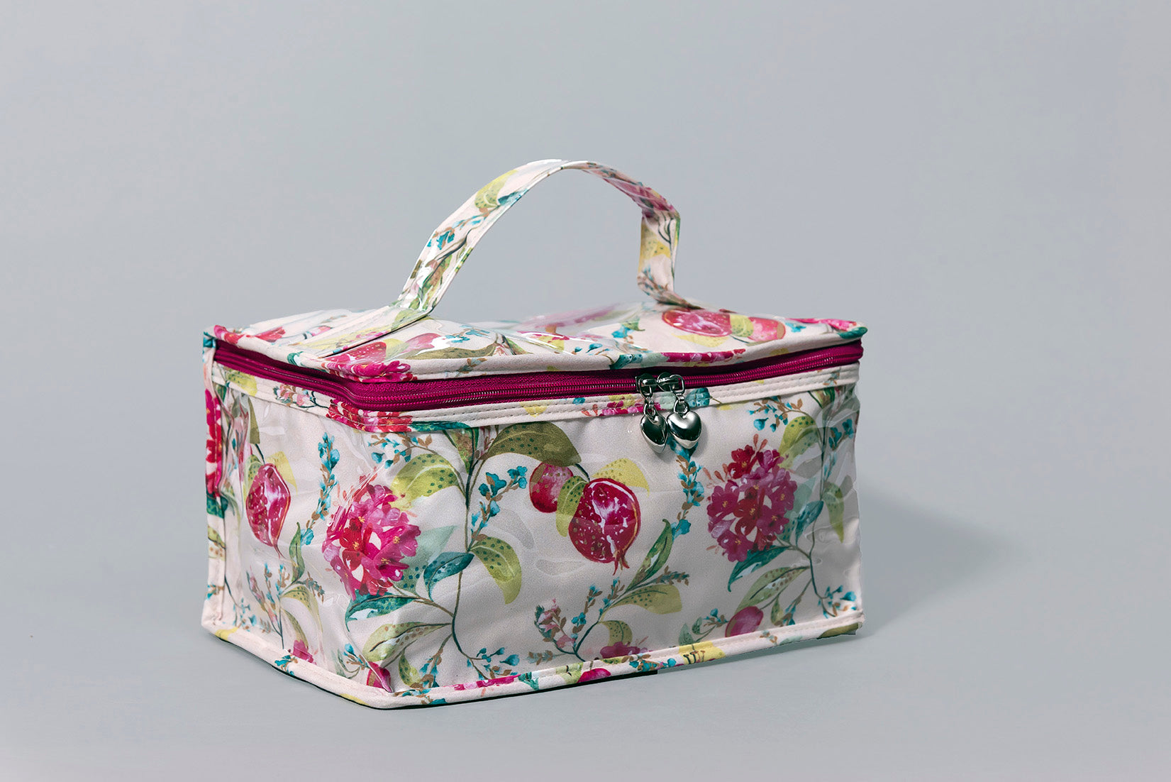 Retro Print Cosmetic Bag