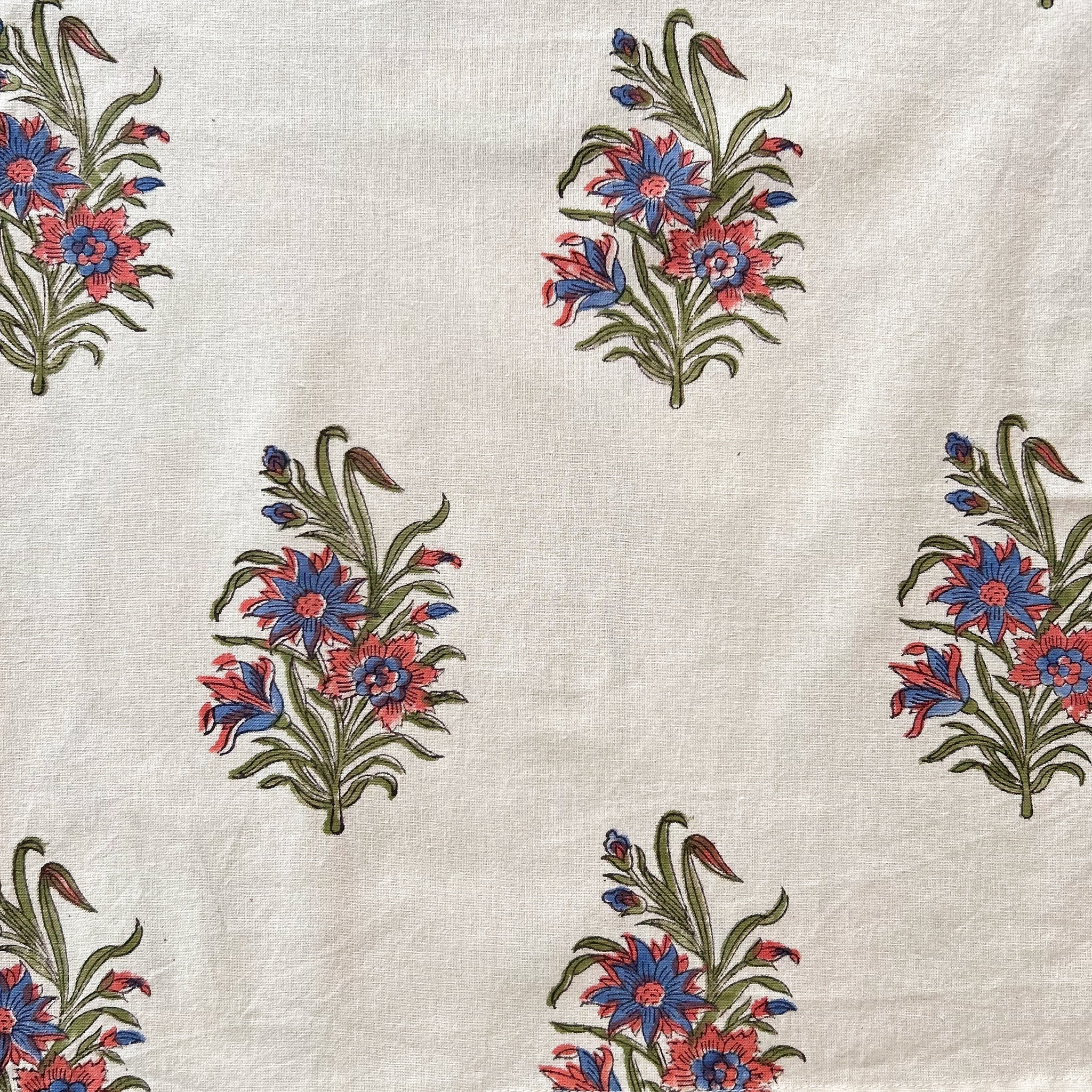 Flower Design, set of 4 napkins