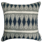Florian Square Cushion - Blue