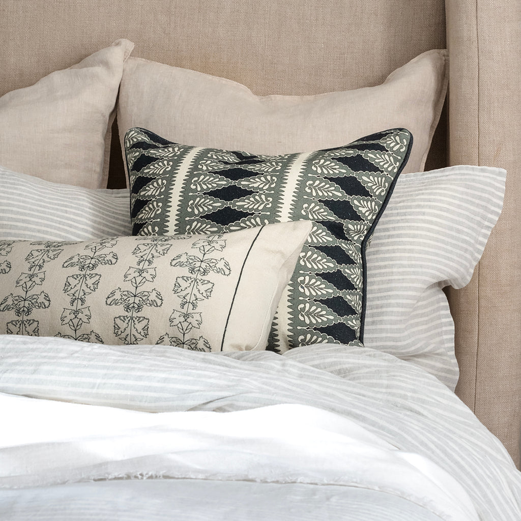 Florian Square Cushion - Blue