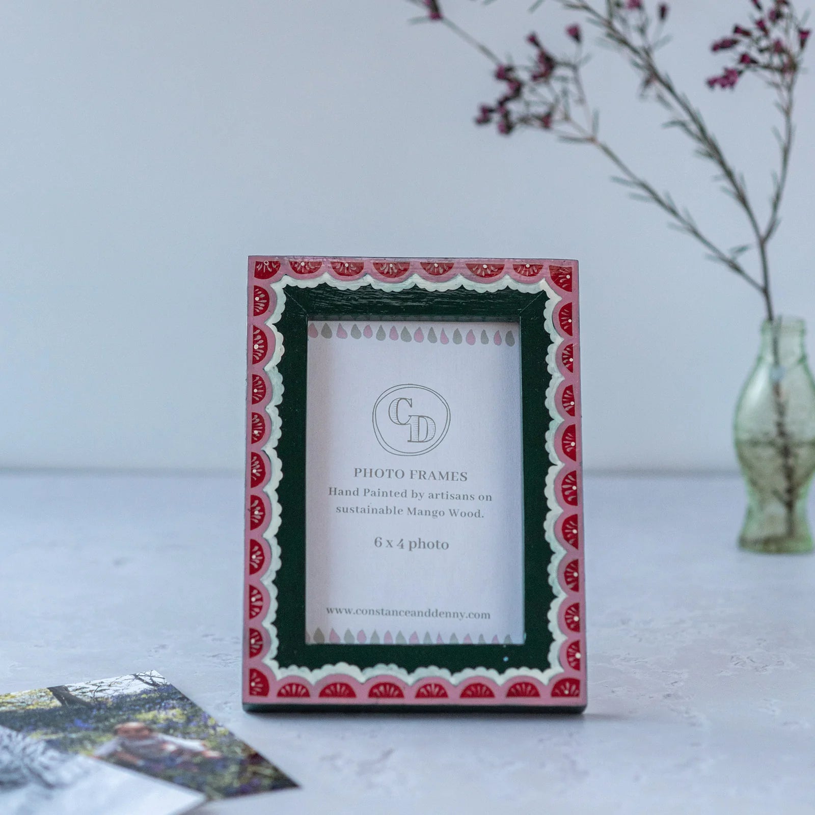 Scalloped Hand Painted Frame - two sizes