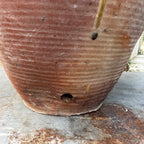 A Late 19th Century French Salt-Glazed Stoneware Vinegar Jar with Twin Handles