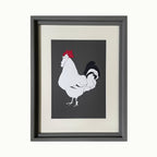 Grey Hen Giclée Print