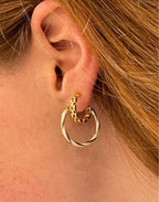 Gate Gold Hoop Earrings