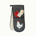 Grey hen Oven Gloves