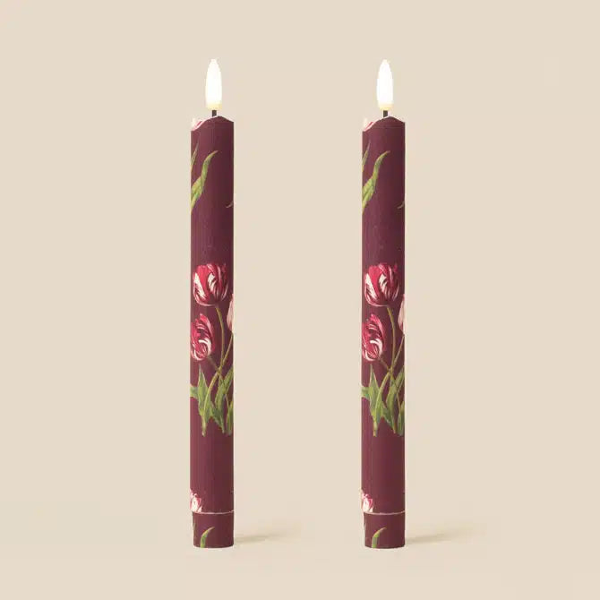 Heritage Tulip Flameless LED Wax Candles