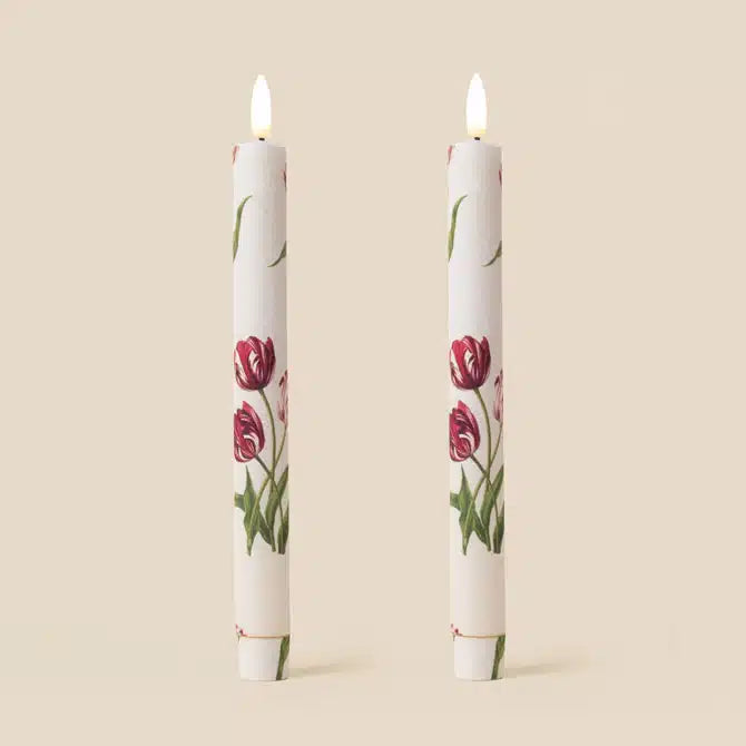 Heritage Tulip Flameless LED Wax Candles