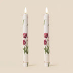 Heritage Tulip Flameless LED Wax Candles