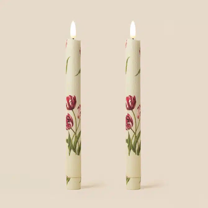 Heritage Tulip Flameless LED Wax Candles