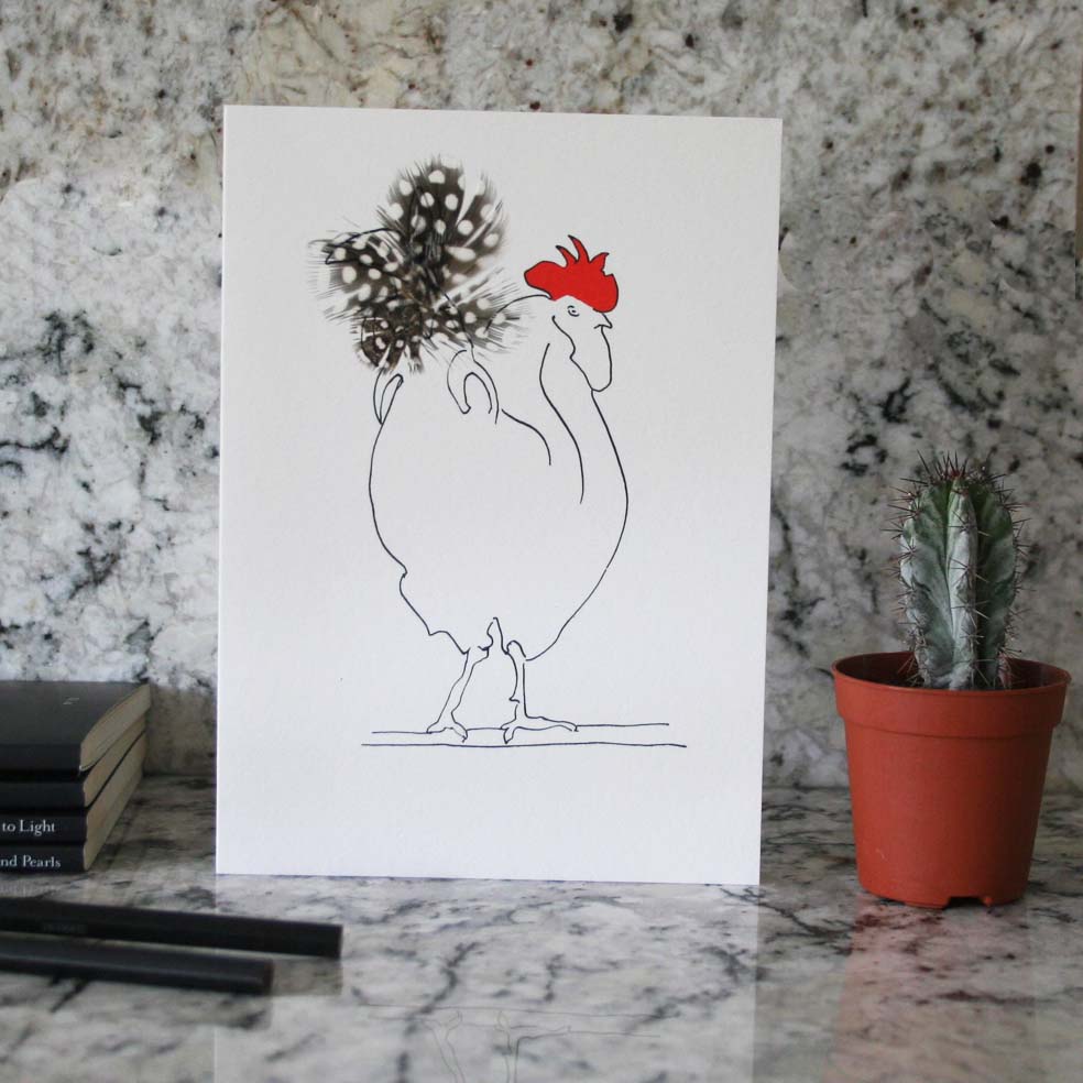 Herk Cockerel Card
