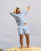 Mens Linen Shirt IGUANA