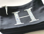 Ready to post Liberty of London personalised zip blue bag