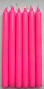 Hot Pink Candles