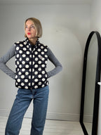 MONCLER real down padded zip front gilet