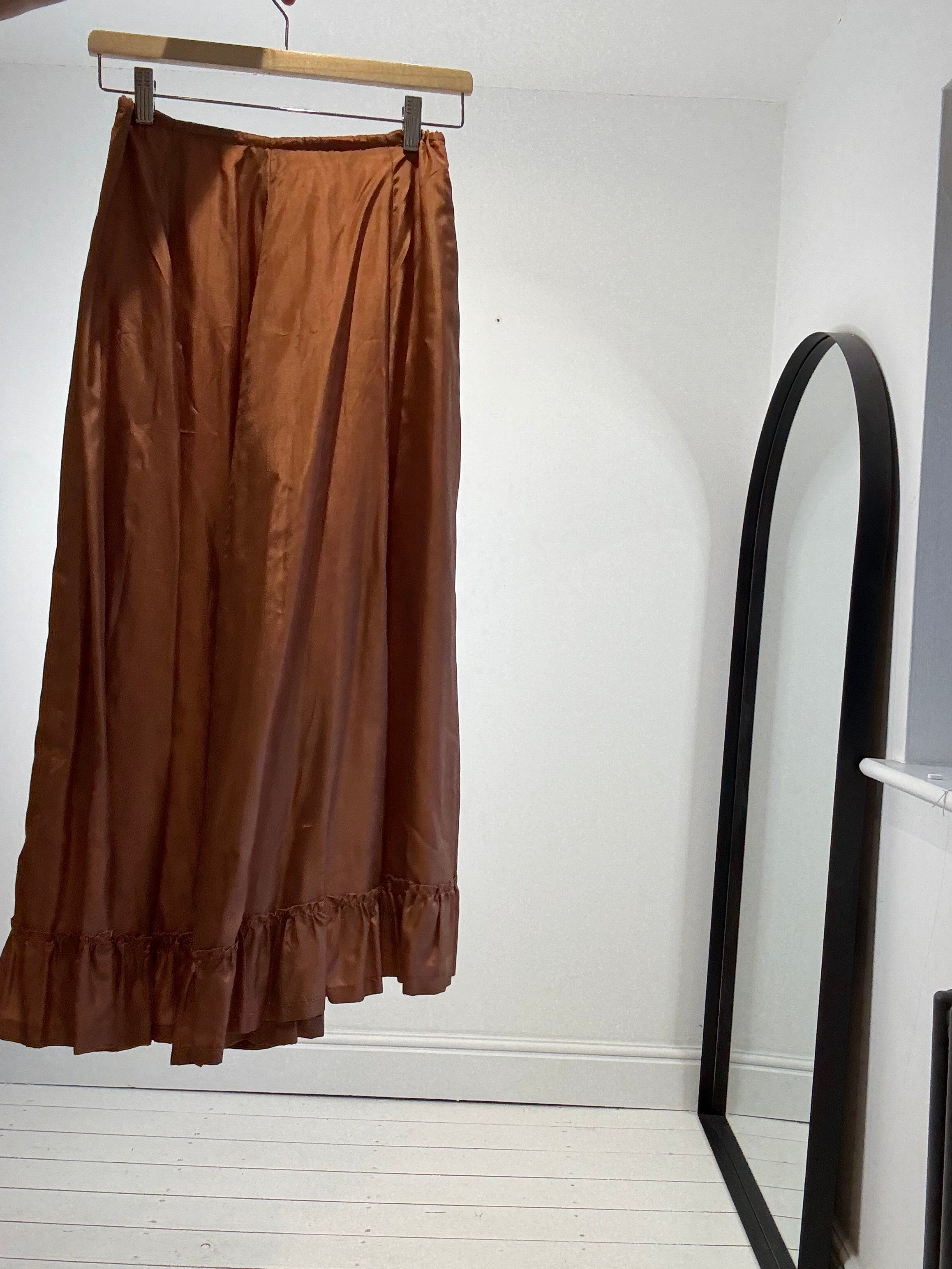 VINTAGE handmade lingerie style skirt