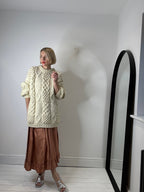 VINTAGE handmade lingerie style skirt
