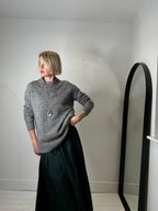 Mohair and lurex jumper