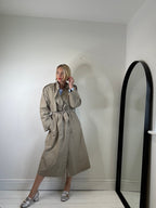 VINTAGE double breasted trench coat