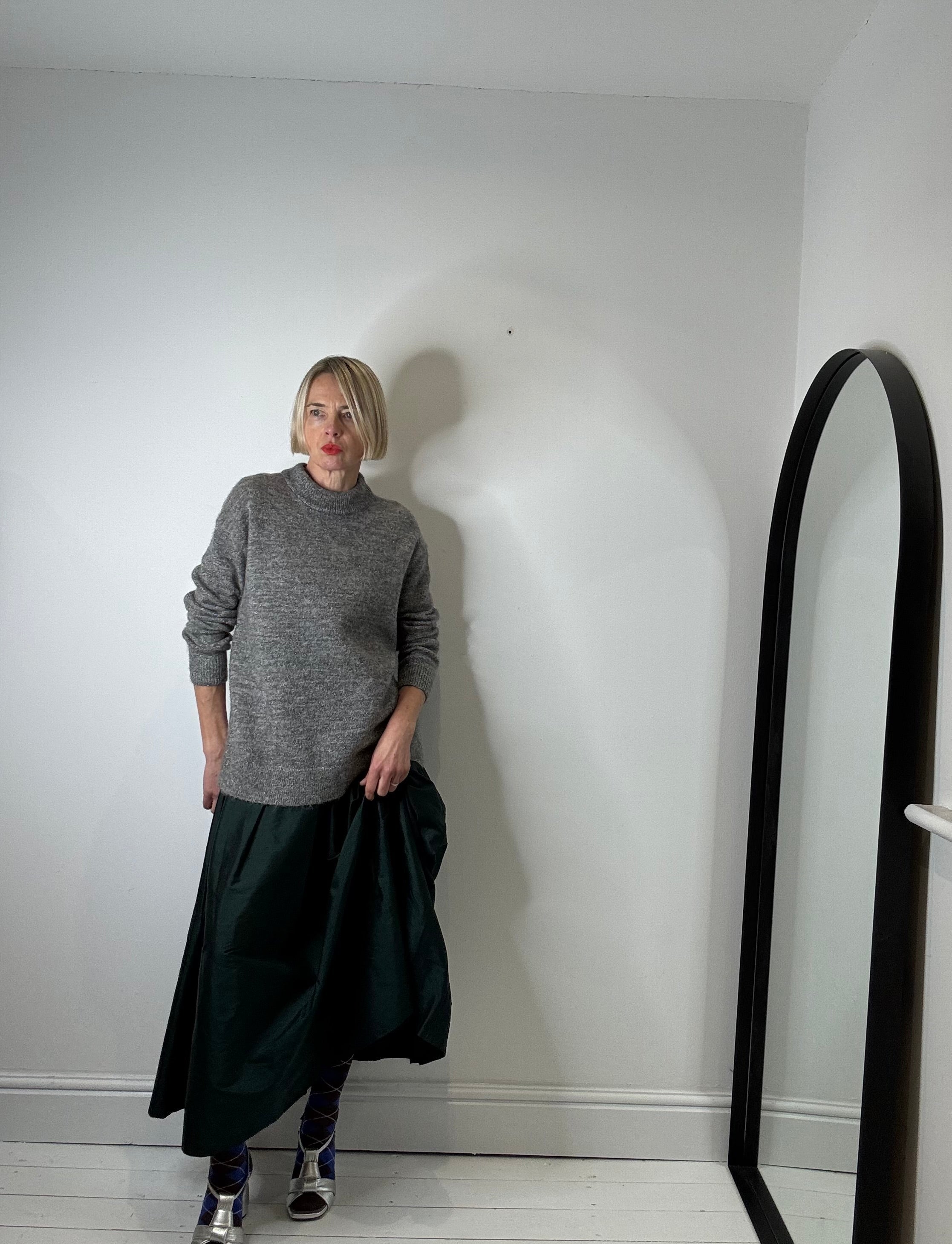 Mohair and lurex jumper